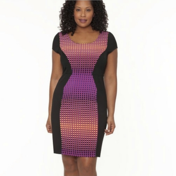 Lane Bryant Dresses & Skirts - NEW Lane Bryant Ombre Cap Sleeve Shift Dress